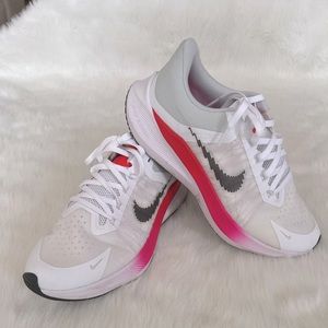 Nike Zoom Winflo 8 White/Black-Bright Crimson UNISEX